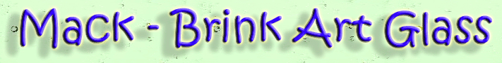 Mack Brink Art Glass Banner