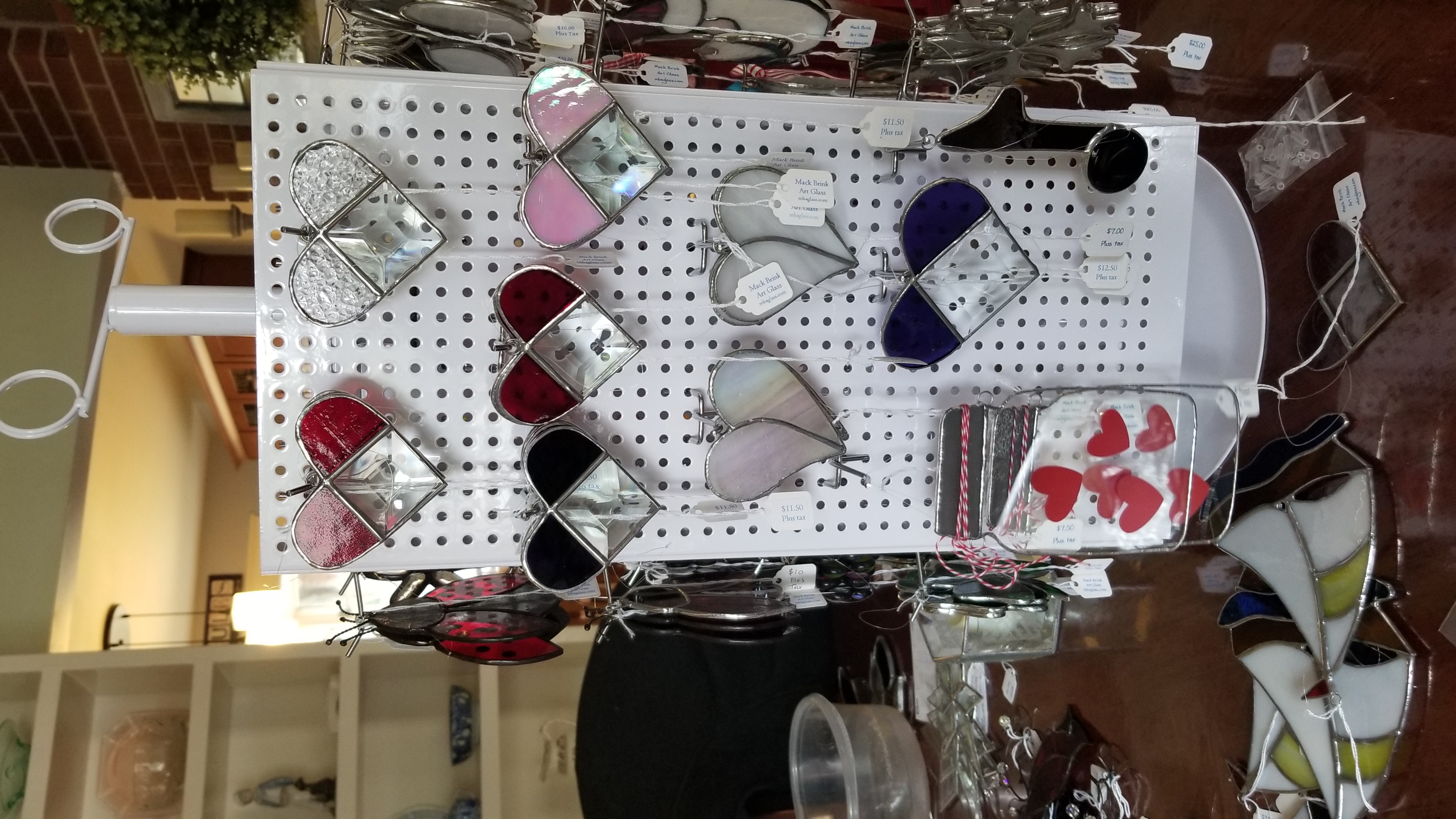 Mack Brink Art Glass festival booth