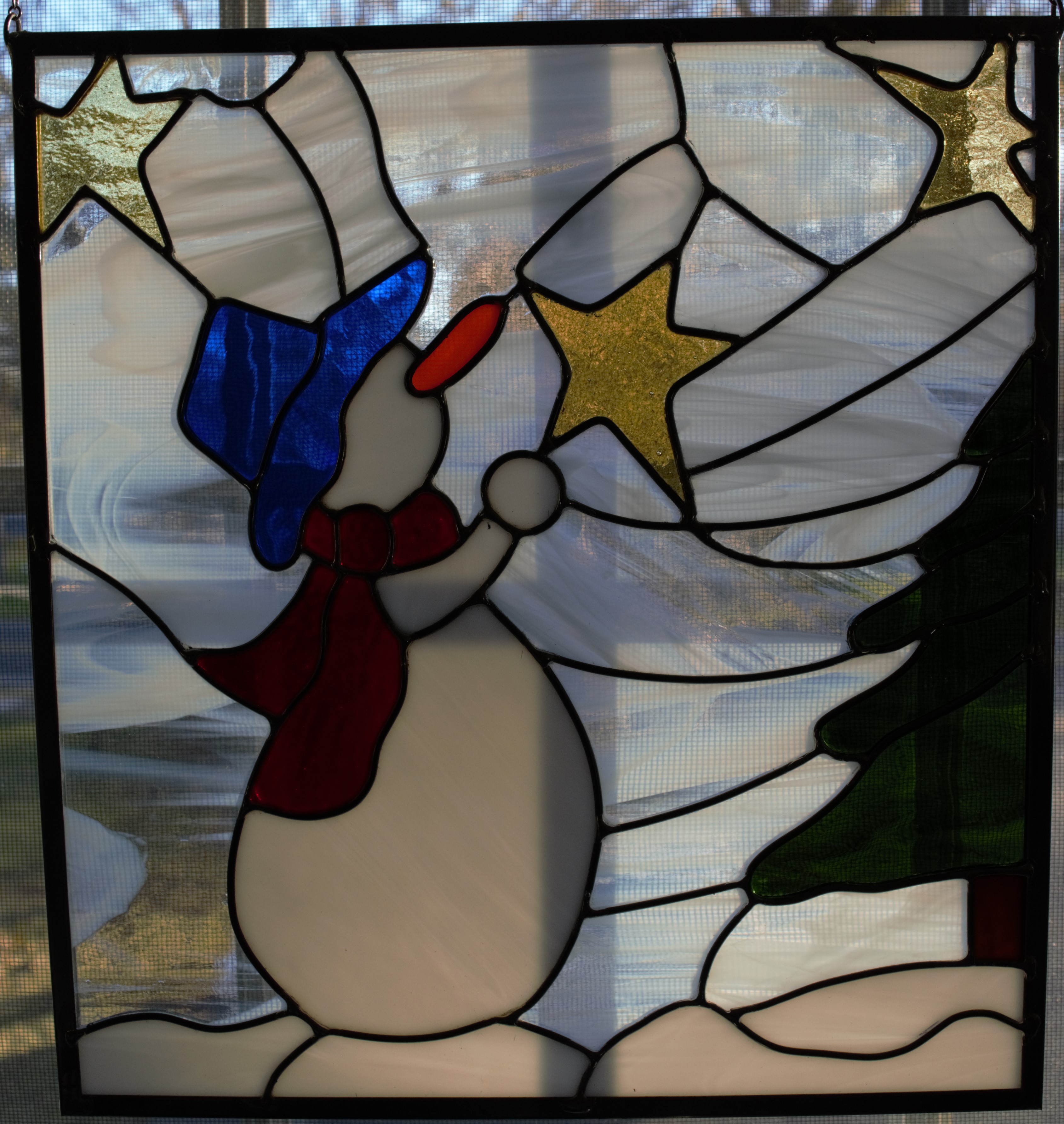 Stained glass artwork