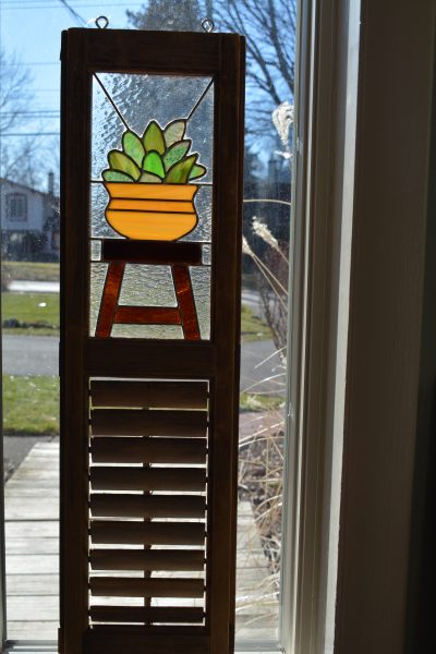 Stained glass artwork